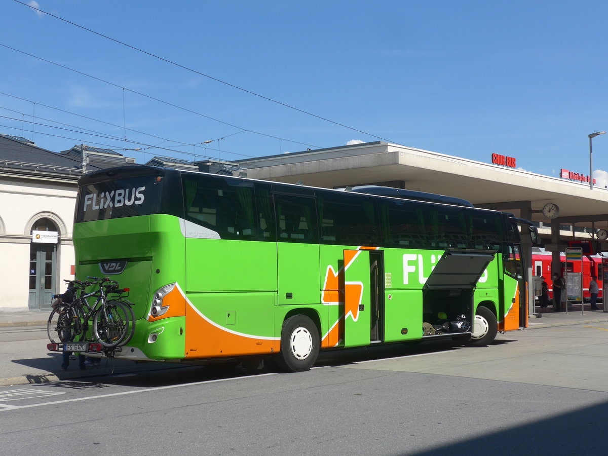 (219'775) - Aus Deutschland: Grner, Rudelzhausen - FS-G 470 - VDL am 16. August 2020 beim Bahnhof Chur