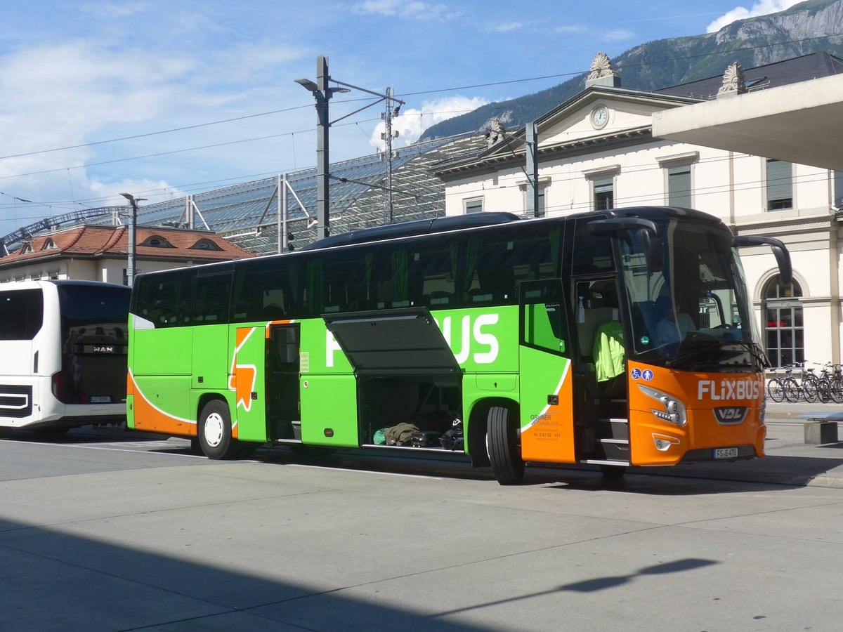 (219'776) - Aus Deutschland: Grner, Rudelzhausen - FS-G 470 - VDL am 16. August 2020 beim Bahnhof Chur