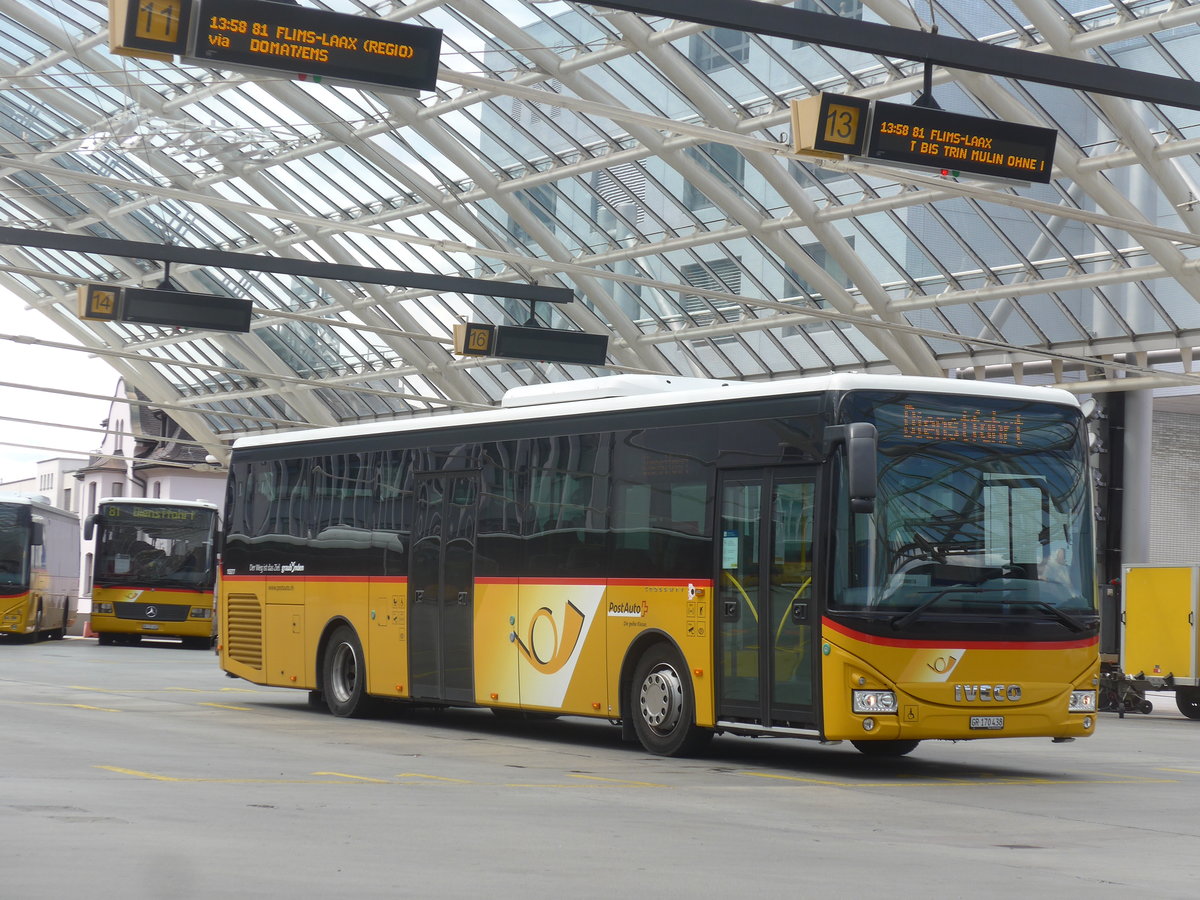 (219'809) - PostAuto Graubnden - GR 170'438 - Iveco (ex PostAuto Ostschweiz) am 16. August 2020 in Chur, Postautostation