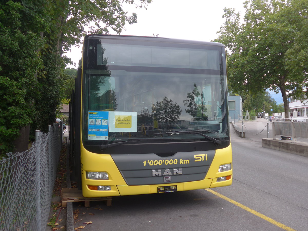 (219'859) - STI Thun - Nr. 131 - MAN am 19. August 2020 bei der Schifflndte Thun