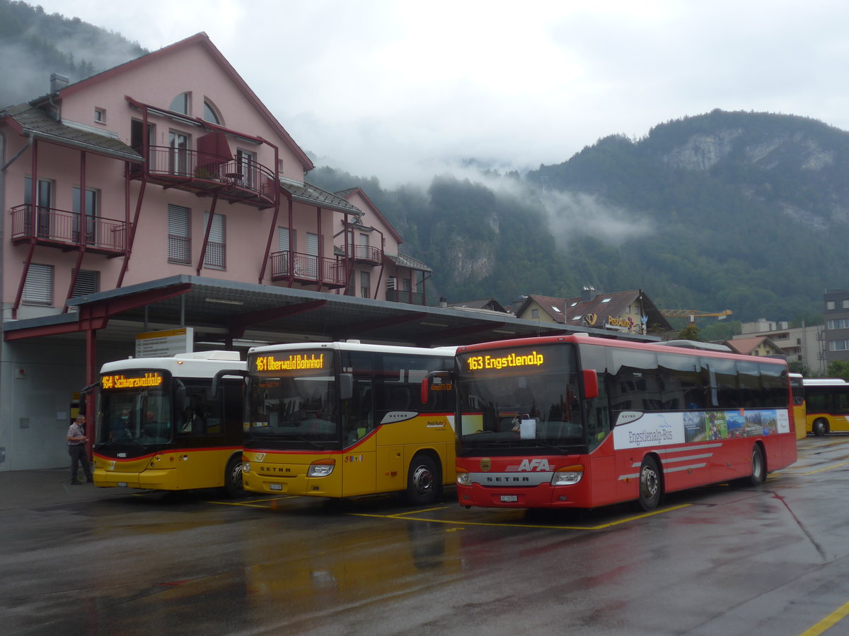 (219'893) - AFA Adelboden - Nr. 24/BE 26'701 - Setra am 22. August 2020 in Meiringen, Postautostation (Einsatz PostAuto fr Engstlenalp-Bus)