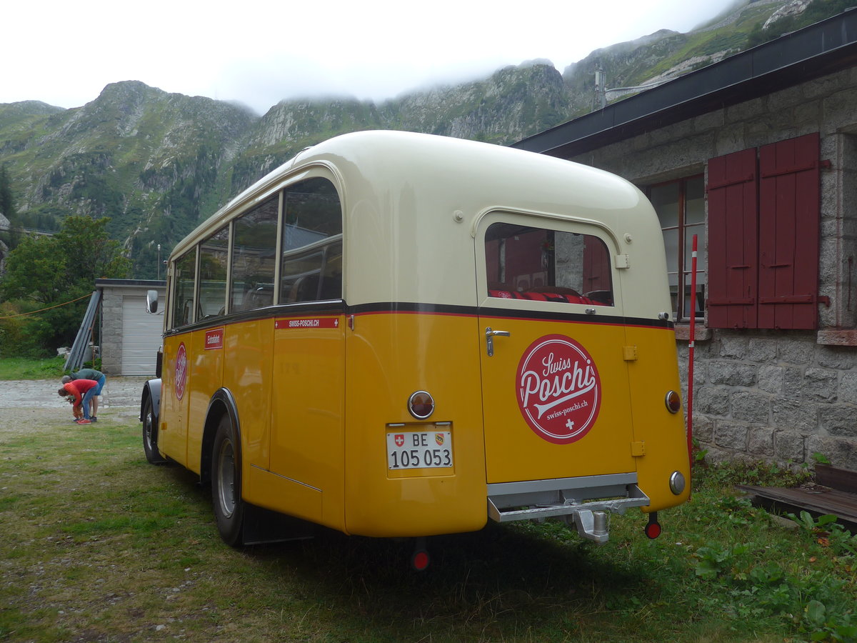 (219'909) - Blaser, Unterssen - BE 105'053 - Saurer/Tscher (ex Gessinger, Bad Ragaz) am 22. August 2020 in Gletsch, DFB