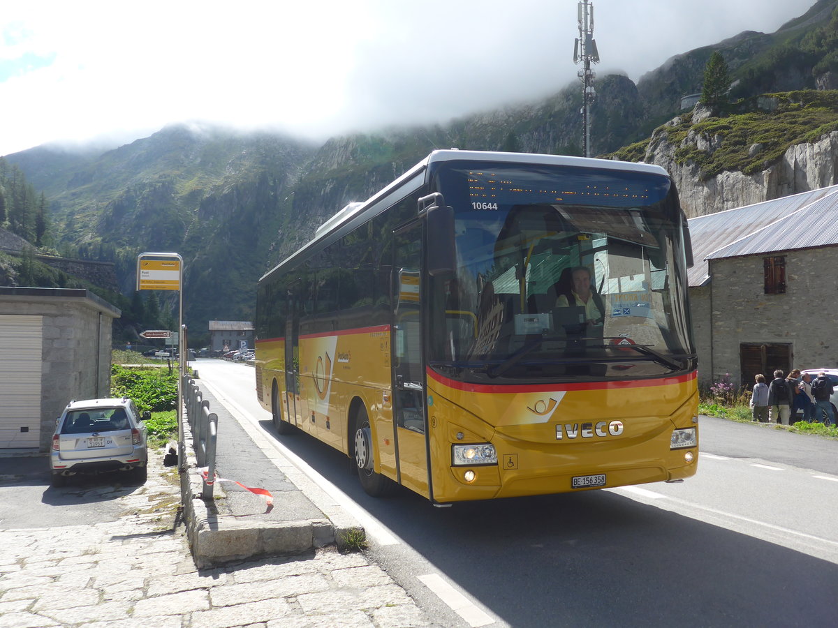 (219'980) - Flck, Brienz - Nr. 9/BE 156'358 - Iveco am 22. August 2020 in Gletsch, Post