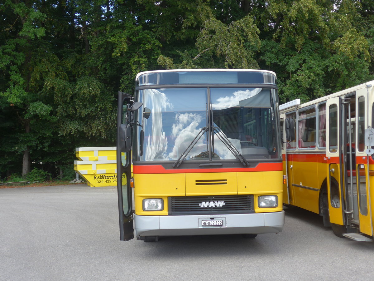 (220'113) - Widmer, Bern - BE 842'322 - NAW/Hess (ex Lombardi, Winterthur; ex Wohlgemuth, Hochwald) am 23. August 2020 in Burgdorf, kihof Ziegelgut