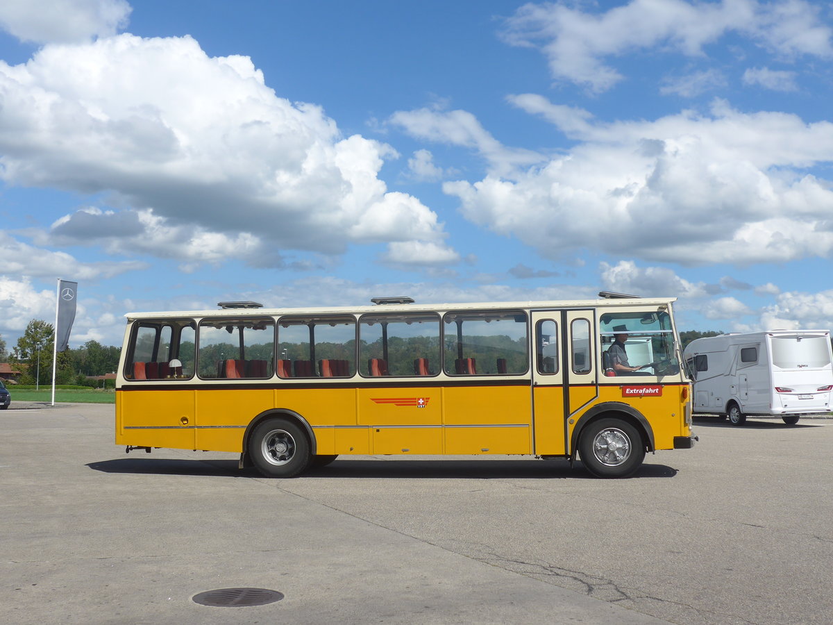 (220'135) - Wittig, Nrensdorf - ZH 205'322 - FBW/FHS (ex Tiemann, Oetwil Nr. 6; ex Btra, Birr Nr. 28; ex Autocca, Visp; ex P 24'186) am 23. August 2020 in Lyssach, Lorenz