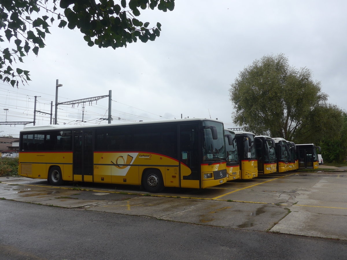 (220'307) - CarPostal Ouest - VD 548'724 - Mercedes am 30. August 2020 in Yverdon, Garage