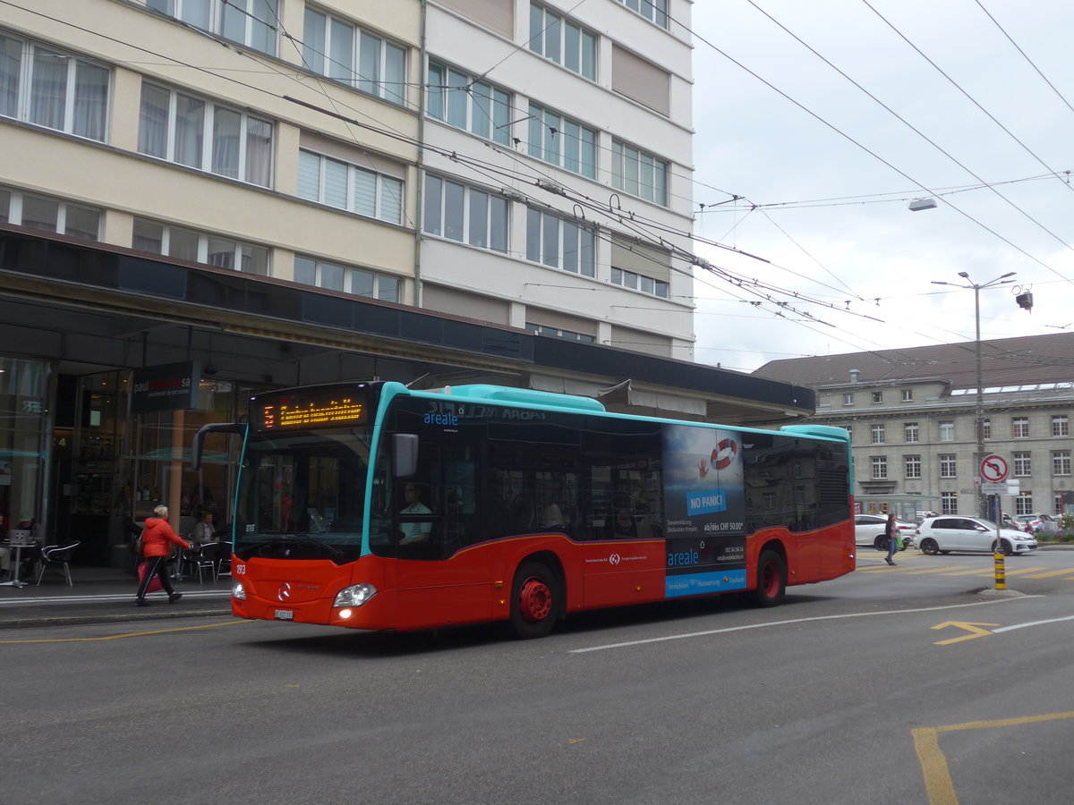 (220'431) - VB Biel - Nr. 193/BE 821'193 - Mercedes am 31. August 2020 beim Bahnhof Biel