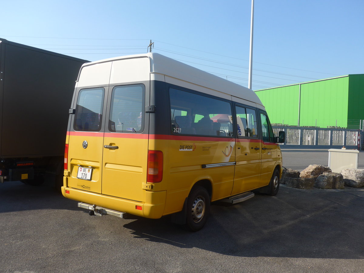 (220'687) - Funi-Car, Biel - BE 170 - VW (ex Eurobus, Bern; ex Binggeli, Erlach; ex Corpataux, Schwarzenburg; ex P 21'057) am 12. September 2020 in Kerzers, Interbus