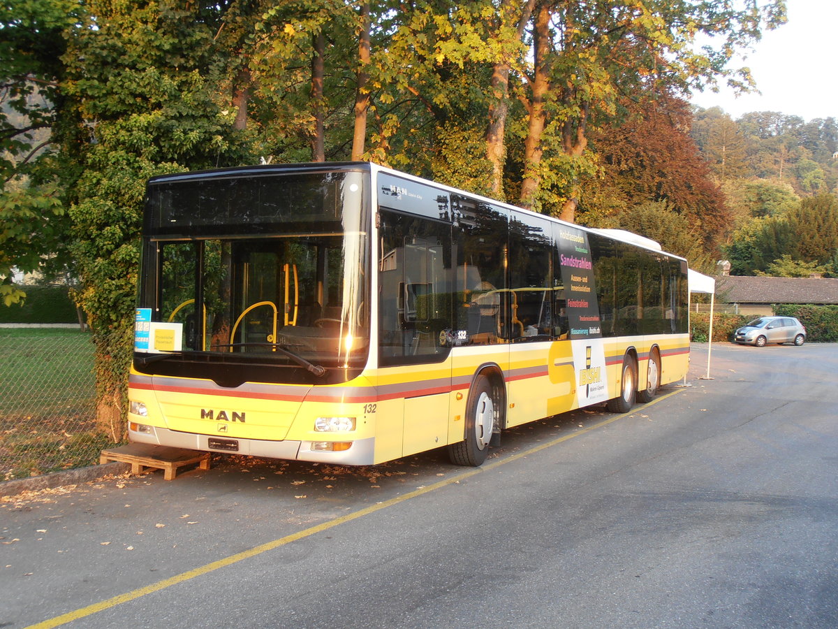 (220'800) - STI Thun - Nr. 132 - MAN am 18. September 2020 bei der Schifflndte Thun