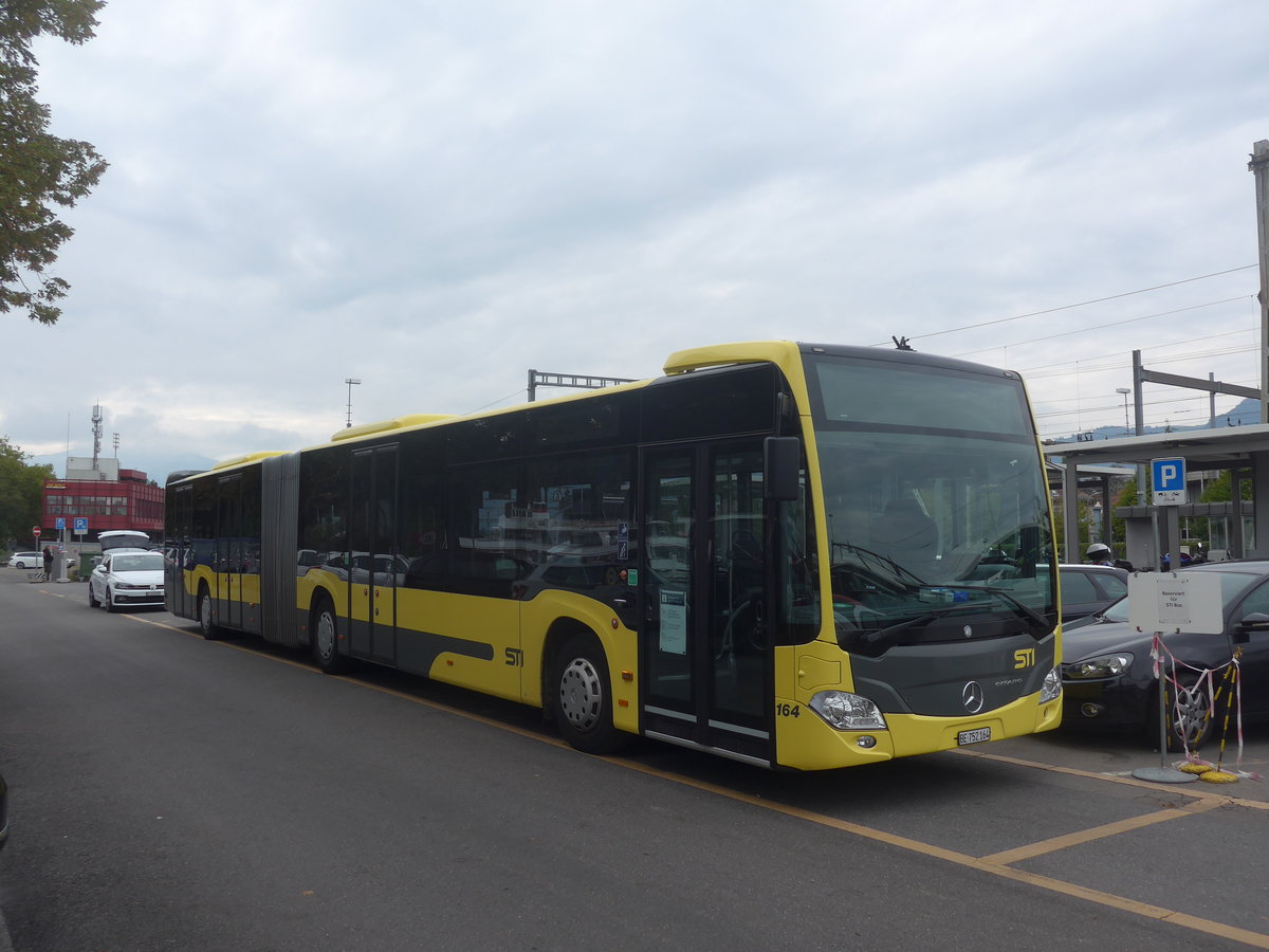 (220'941) - STI Thun - Nr. 164/BE 752'164 - Mercedes am 22. September 2020 in Thun, CarTerminal