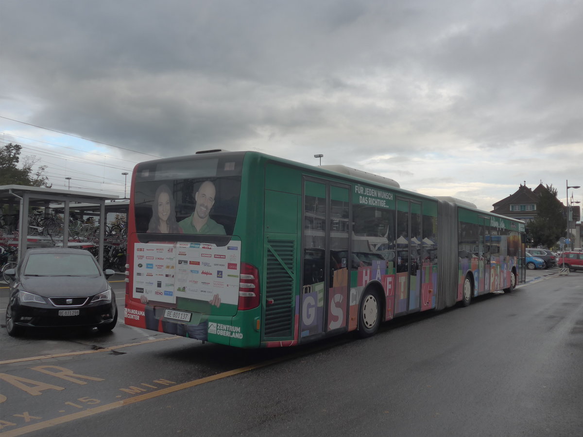 (221'026) - STI Thun - Nr. 137/BE 801'137 - Mercedes am 23. September 2020 in Thun, CarTerminal