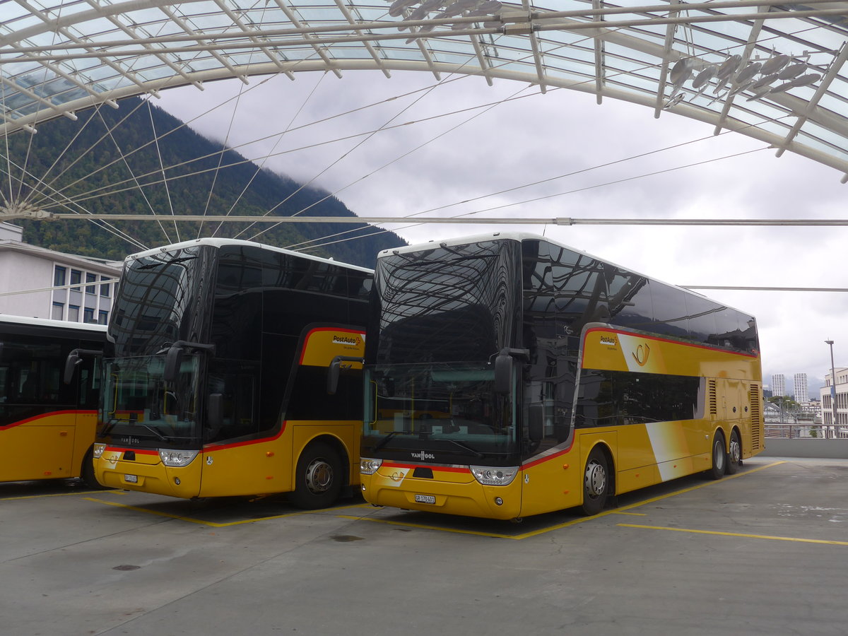 (221'439) - PostAuto Graubnden - GR 170'401 - Van Hool am 26. September 2020 in Chur, Postautostation