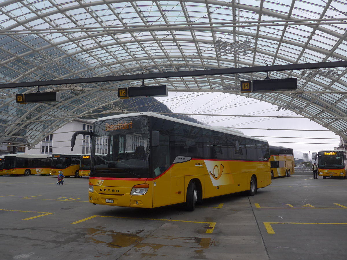 (221'454) - PostAuto Graubnden - GR 179'708 - Setra am 26. September 2020 in Chur, Postautostation