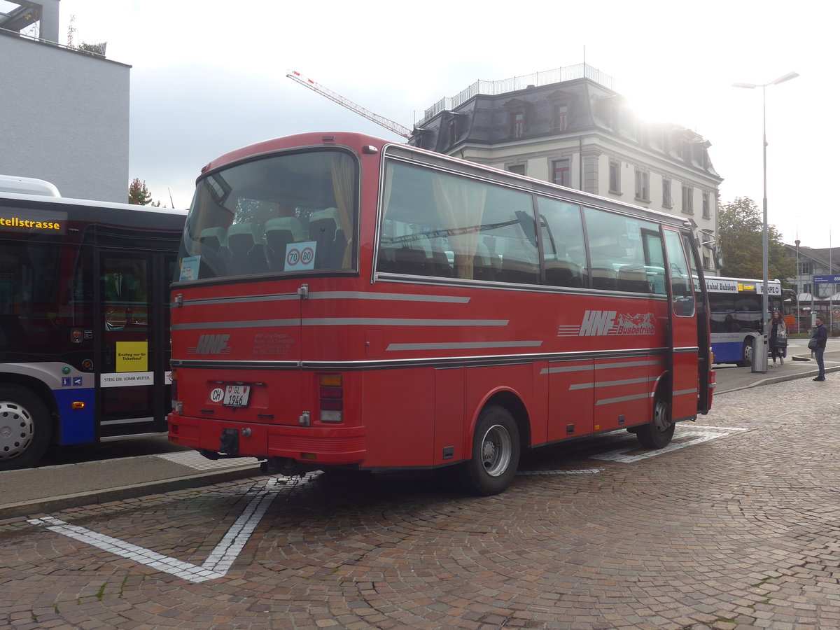 (221'797) - Biegger, Uster - Nr. 31/GL 1946 - Setra (ex AFA Adelboden Nr. 31; ex AFA Adelboden Nr. 10; ex Frhlich, Zrich) am 12. Oktober 2020 beim Bahnhof Wetzikon