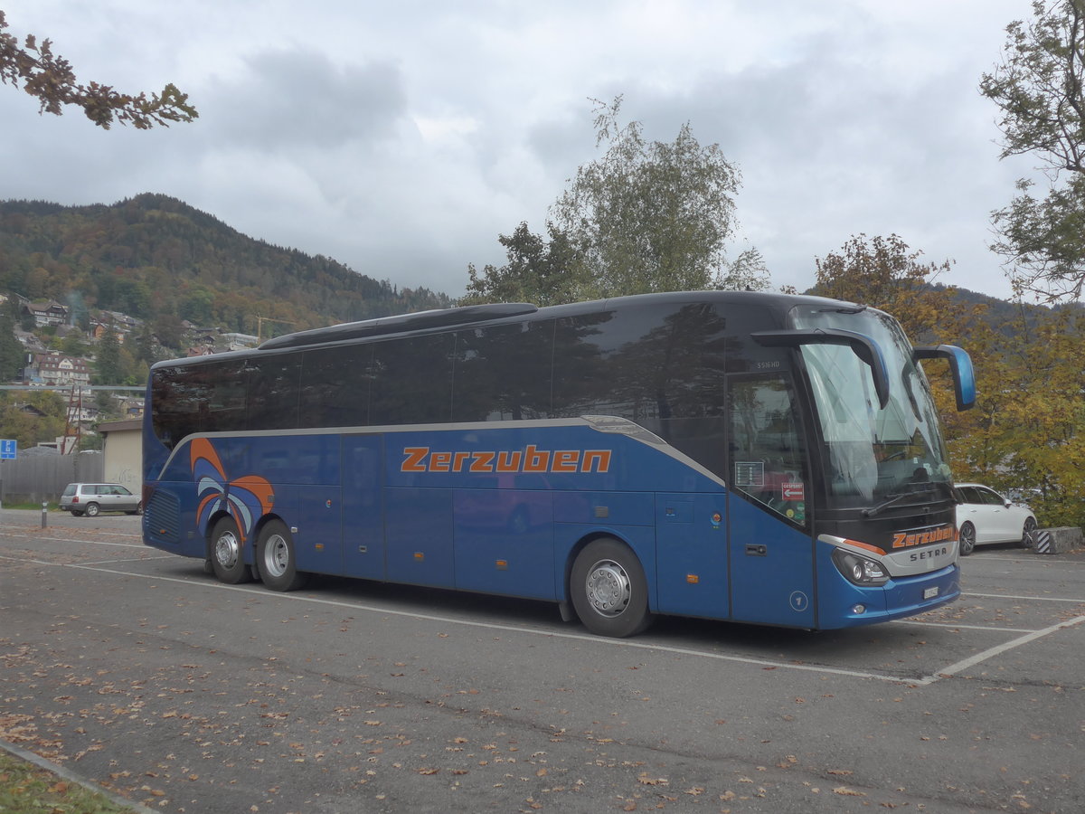 (221'935) - Zerzuben, Visp-Eyholz - Nr. 1/VS 109'423 - Setra am 17. Oktober 2020 in Thun, Seestrasse