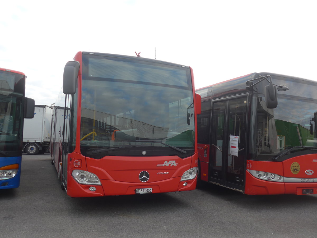 (222'059) - AFA Adelboden - Nr. 54/BE 611'056 - Mercedes am 18. Oktober 2020 in Kerzers, Interbus 