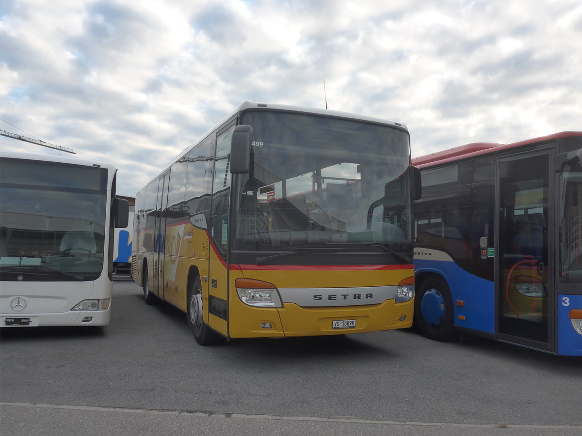 (222'063) - Evquoz, Erde - VS 16'098 - Setra am 18. Oktober 2020 in Kerzers, Interbus