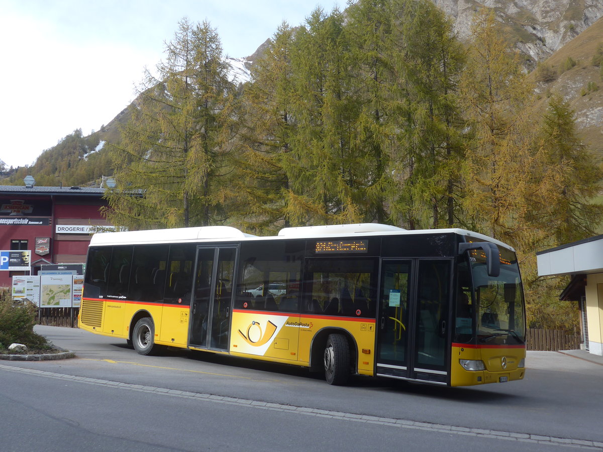 (222'140) - PostAuto Graubnden - GR 159'302 - Mercedes am 20. Oktober 2020 in Samnaun, Post