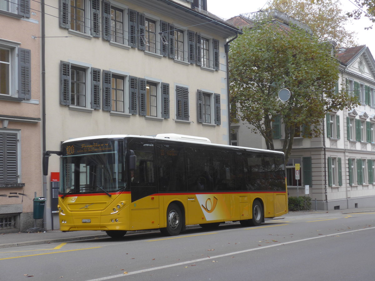 (222'309) - PostAuto Ostschweiz - SG 443'901 - Volvo am 21. Oktober 2020 in St. Gallen, Theater