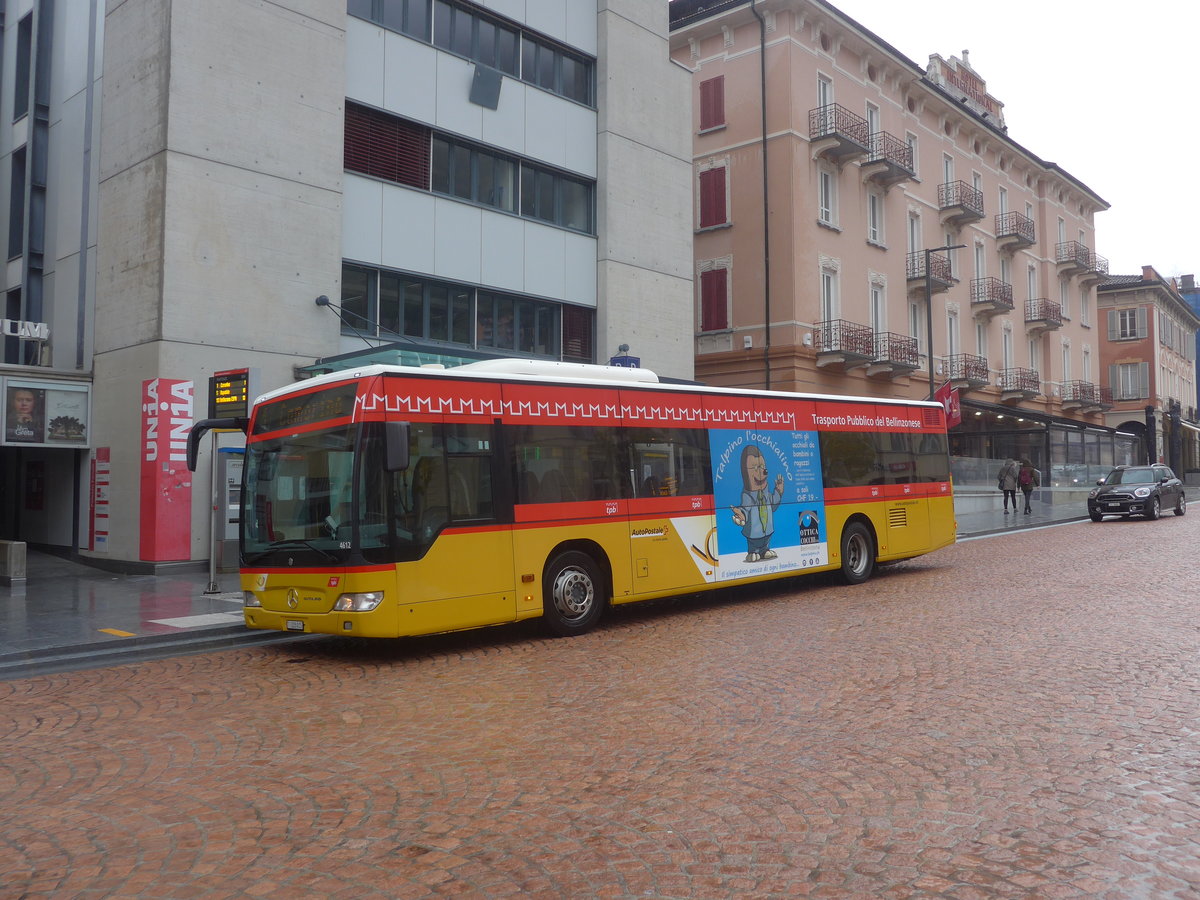 (222'517) - AutoPostale Ticino - TI 228'015 - Mercedes am 23. Oktober 2020 beim Bahnhof Bellinzona