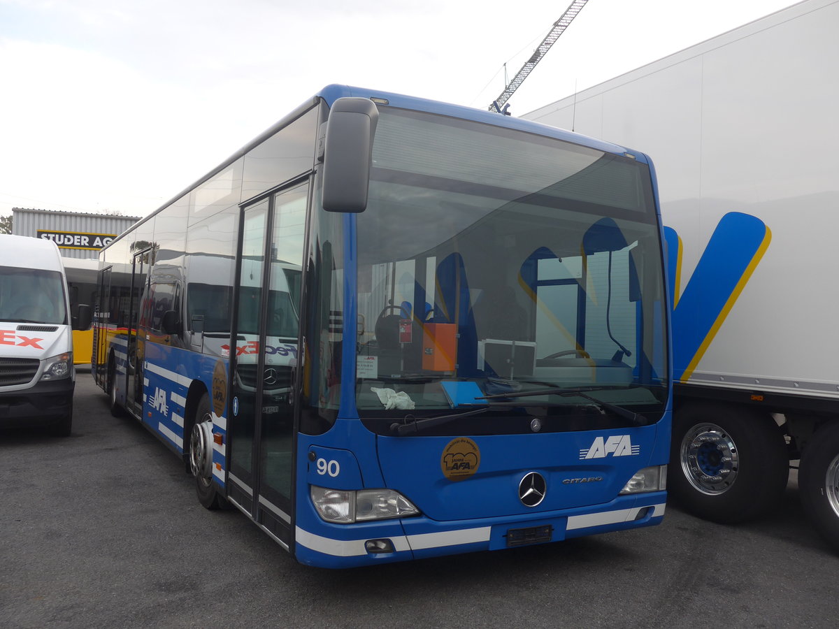 (222'692) - AFA Adelboden - Nr. 90 - Mercedes am 25. Oktober 2020 in Kerzers, Interbus