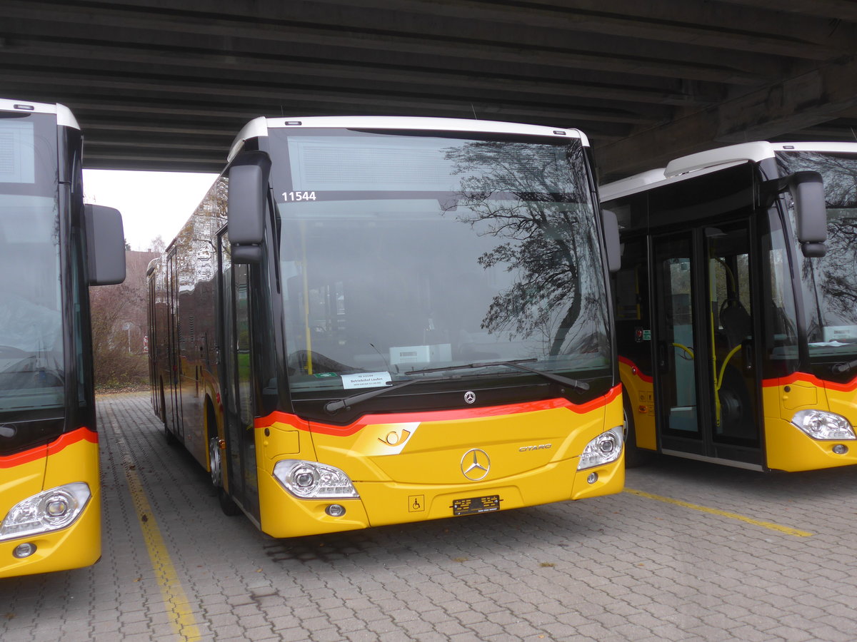 (222'919) - PostAuto Nordschweiz - PID 11'544 - Mercedes am 29. November 2020 in Kerzers, Murtenstrasse