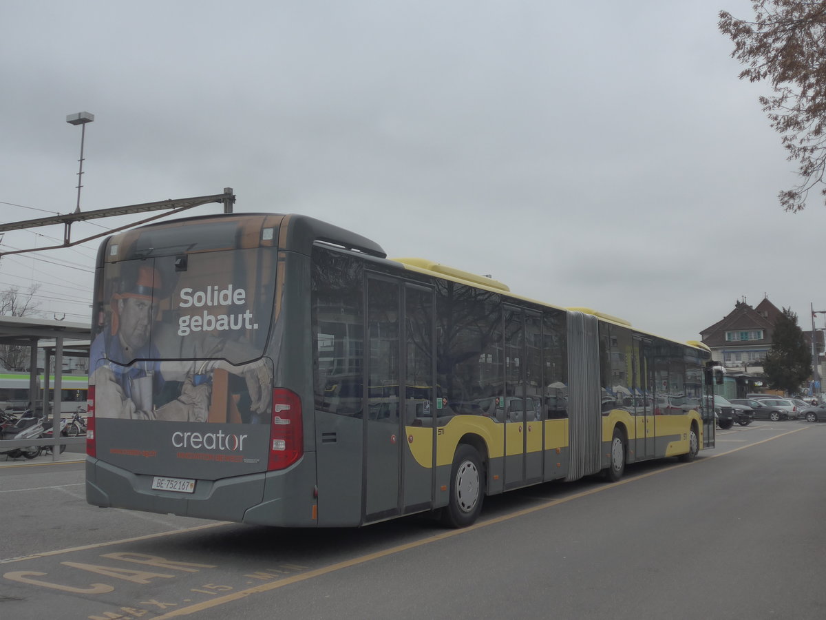 (222'930) - STI Thun - Nr. 167/BE 752'167 - Mercedes am 30. November 2020 in Thun, CarTerminal