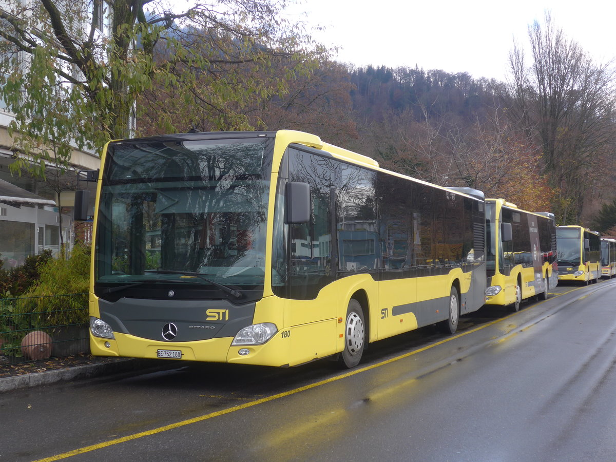 (222'962) - STI Thun - Nr. 180/BE 752'180 - Mercedes am 7. Dezember 2020 bei der Schifflndte Thun