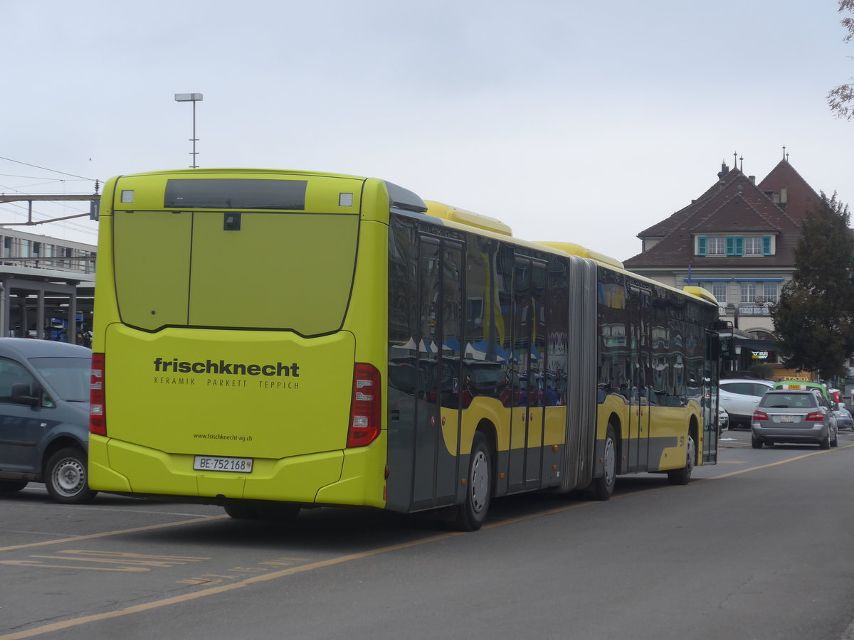 (223'278) - STI Thun - Nr. 168/BE 752'168 - Mercedes am 4. Januar 2021 in Thun, CarTerminal