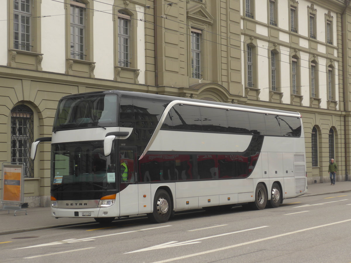 (223'372) - ??? - VD 117'490 - Setra am 6. Februar 2021 beim Bahnhof Bern