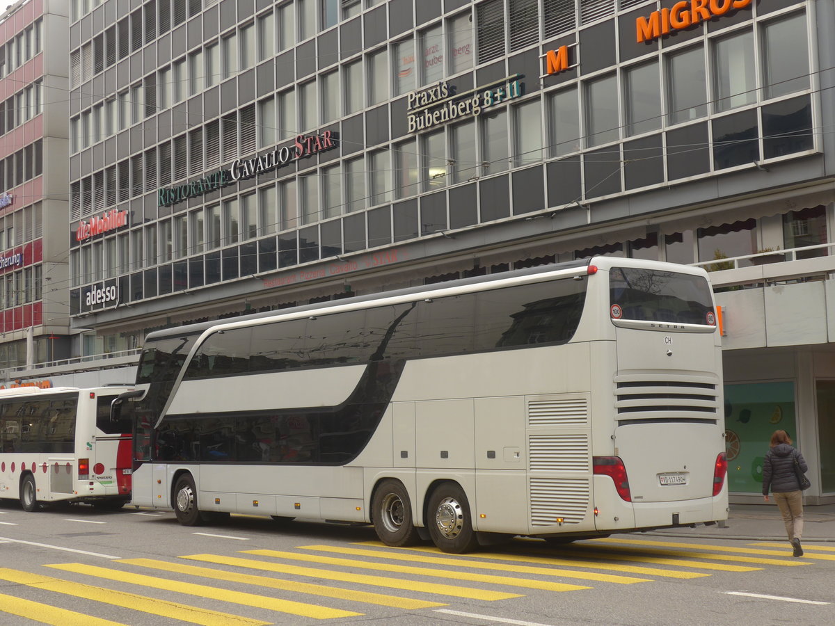 (223'377) - ??? - VD 117'490 - Setra am 6. Februar 2021 beim Bahnhof Bern