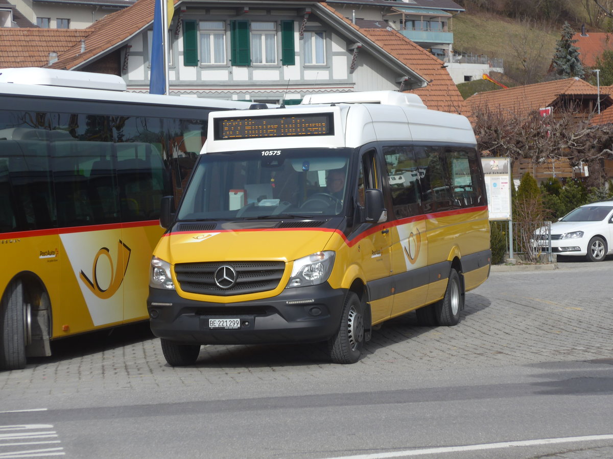 (223'606) - Lthi, Hinterfultigen - BE 221'299 - Mercedes am 18. Februar 2021 in Riggisberg, Post