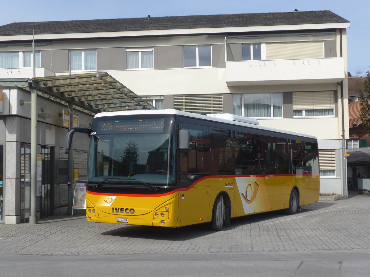 (223'617) - Engeloch, Riggisberg - Nr. 11/BE 27'809 - Iveco am 18. Februar 2021 in Riggisberg, Post