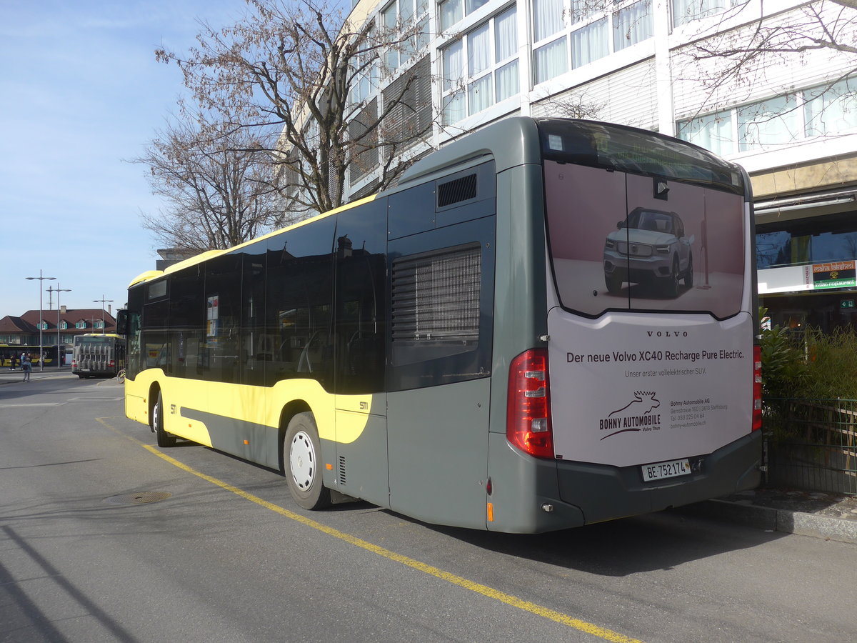 (223'640) - STI Thun - Nr. 174/BE 752'174 - Mercedes am 19. Februar 2021 bei der Schifflndte Thun