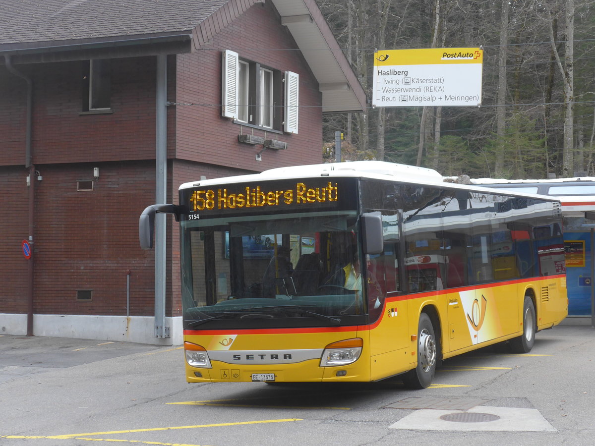 (224'088) - Flck, Brienz - Nr. 0/BE 13'878 - Setra am 13. Mrz 2021 auf dem Brnigpass