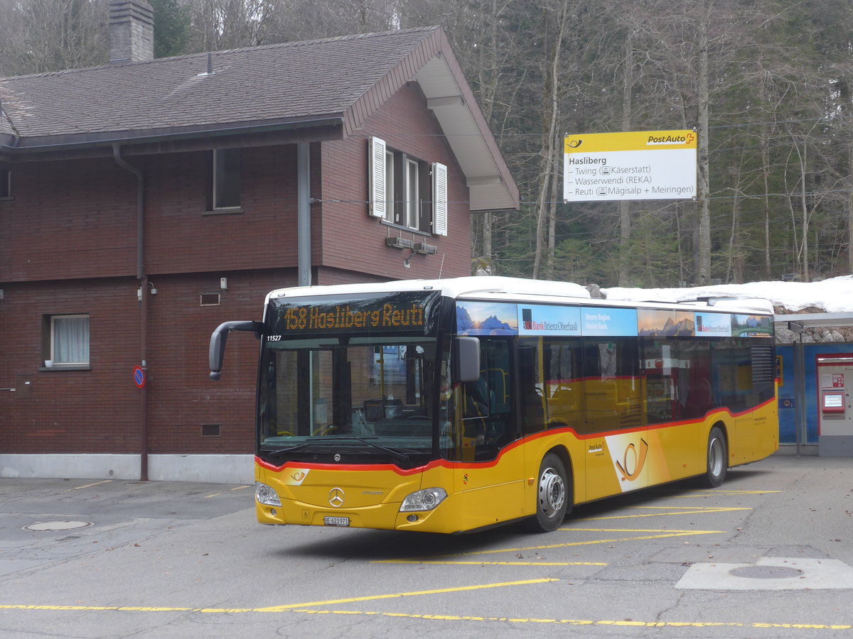 (224'117) - Flck, Brienz - Nr. 7/BE 623'971 - Mercedes am 13. Mrz 2021 auf dem Brnigpass