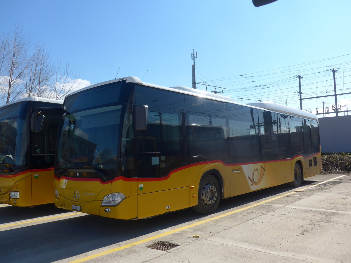 (224'304) - CarPostal Ouest - VD 464'977 - Mercedes am 20. Mrz 2021 in Yverdon, Garage