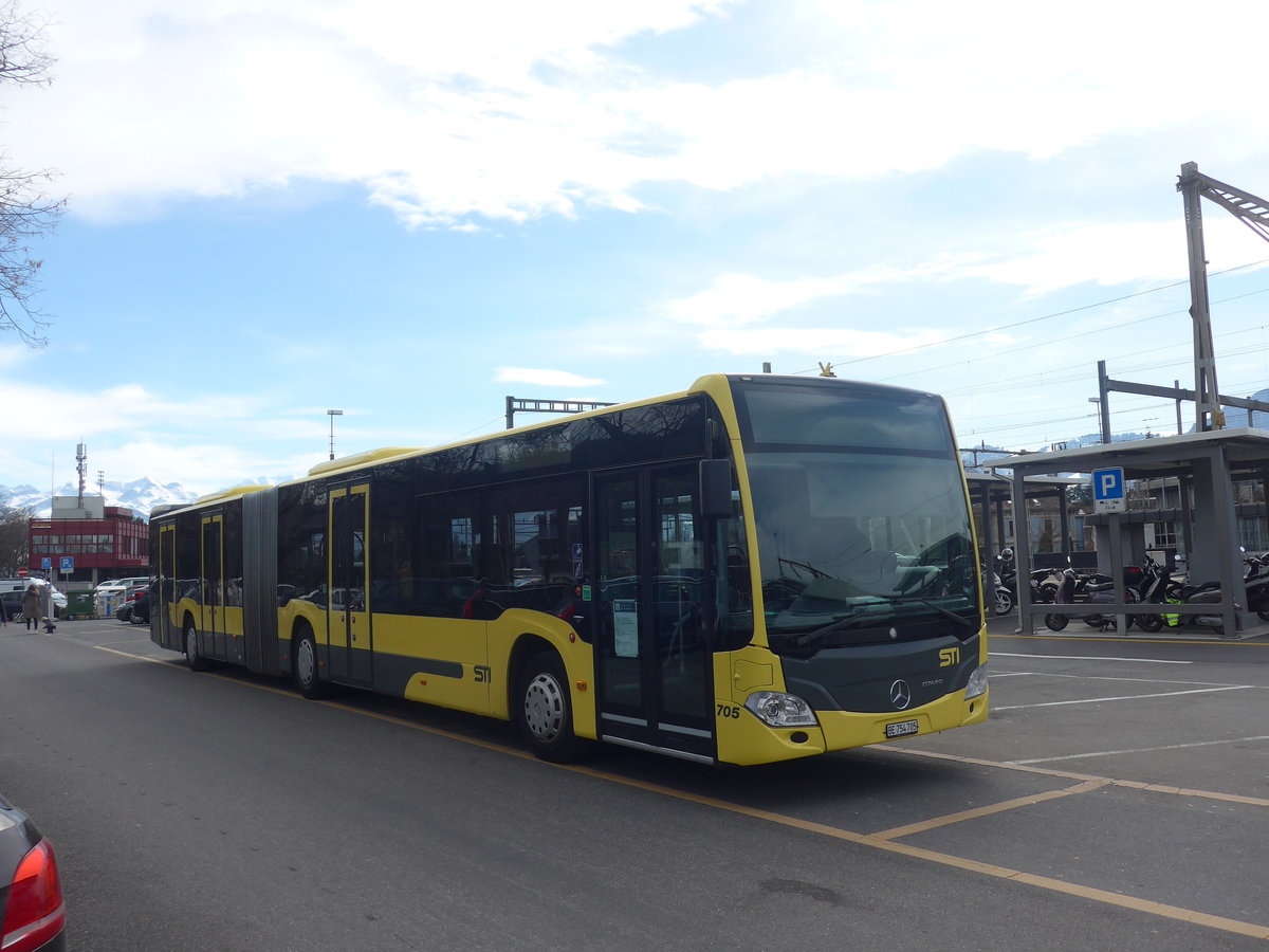 (224'349) - STI Thun - Nr. 705/BE 754'705 - Mercedes am 26. Mrz 2021 i9n Thun, CarTerminal