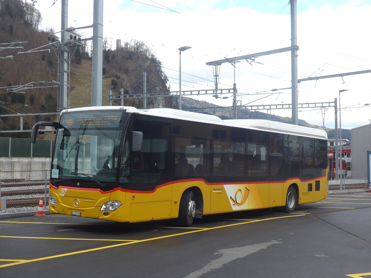 (224'398) - Flck, Brienz - Nr. 5/BE 113'349 - Mercedes am 27. Mrz 2021 beim Bahnhof Stansstad