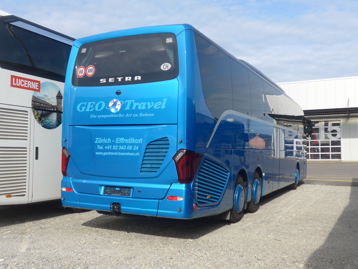 (224'872) - GEO Travel, Effretikon - Setra am 11. April 2021 in Winterthur, EvoBus