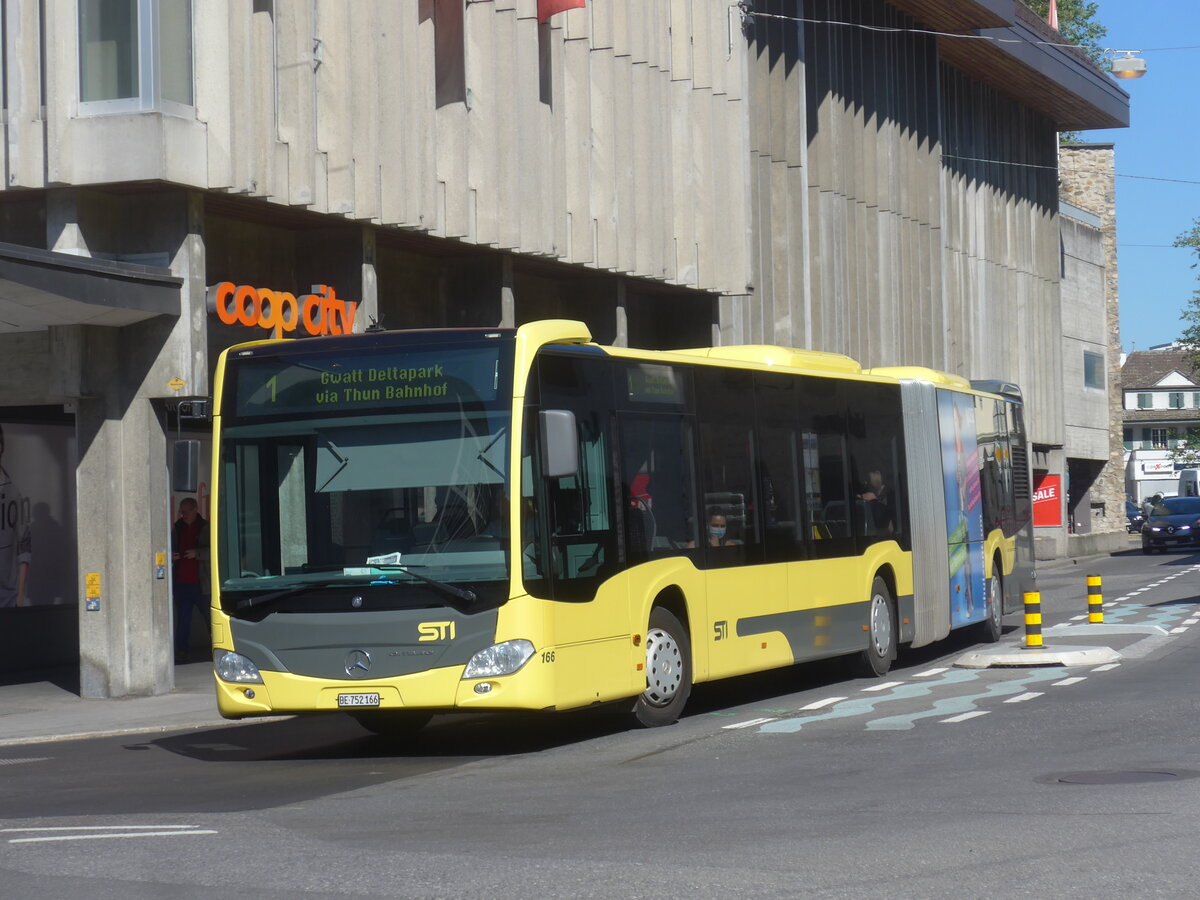 (225'887) - STI Thun - Nr. 166/BE 752'166 - Mercedes am 14. Juni 2021 in Thun, Marktgasse