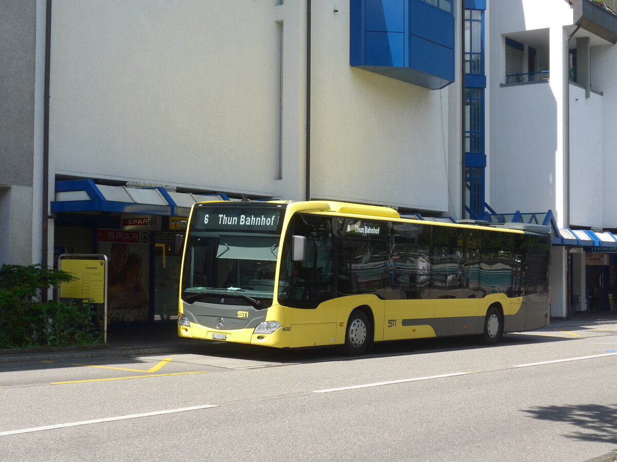 (225'991) - STI Thun - Nr. 408/BE 846'408 - Mercedes am 23. Juni 2021 in Thun, Postbrcke