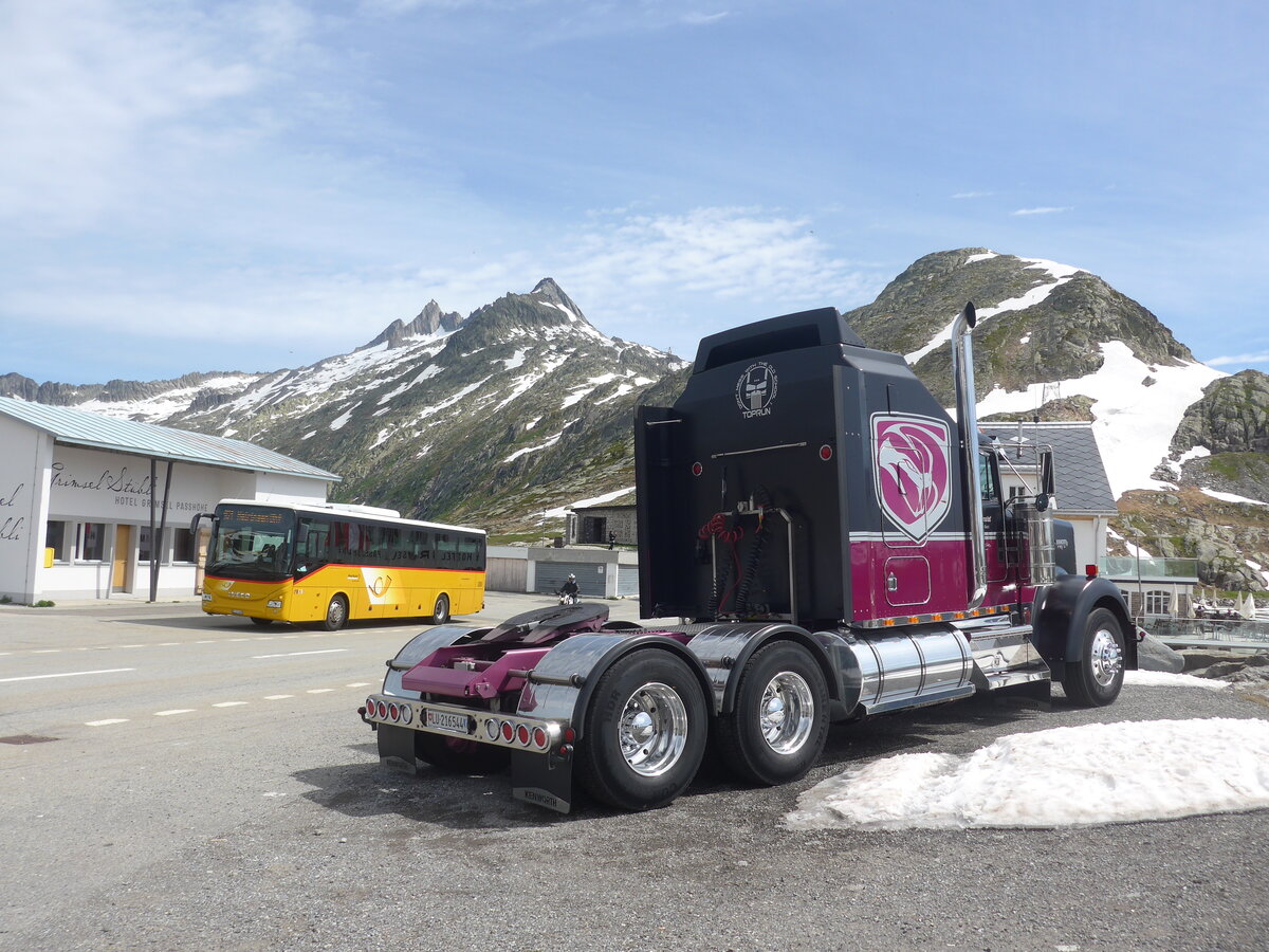 (226'104) - PostAuto Bern - BE 474'688 - Iveco am 3. Juli 2021 in Grimsel, Passhhe