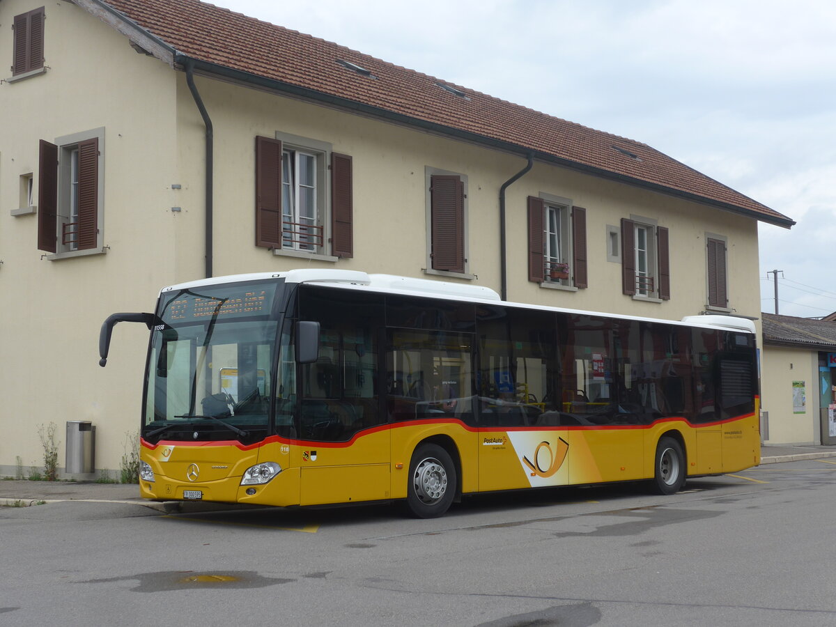 (226'202) - Wieland, Murten - Nr. 118/FR 300'595 - Mercedes am 4. Juli 2021 beim Bahnhof Kerzers