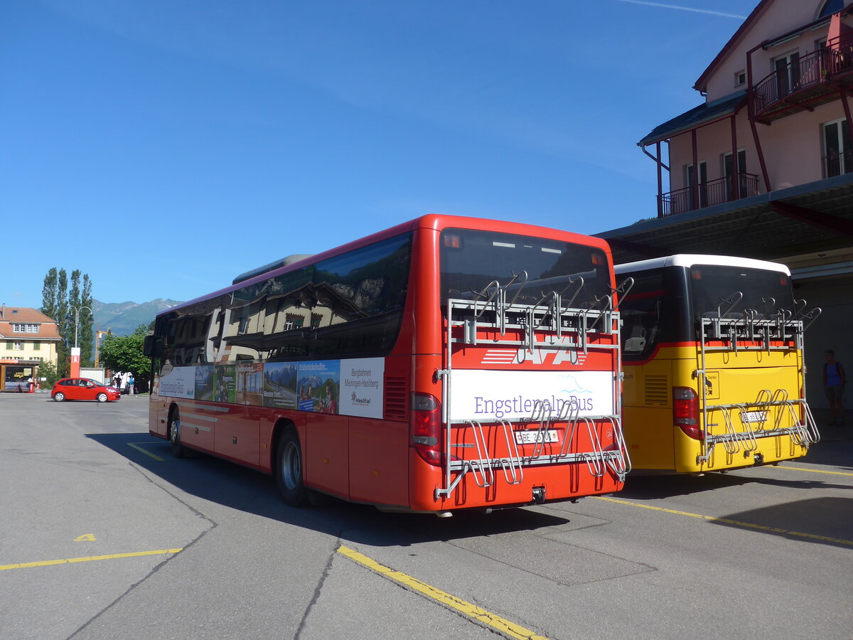 (226'237) - AFA Adelboden - Nr. 24/BE 26'701 - Setra am 10. Juli 2021 in Meiringen, Postautostation (Einsatz PostAuto fr Engstlenalp-Bus)