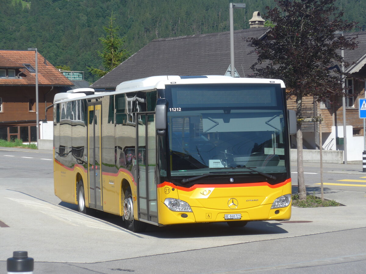 (226'247) - Flck, Brienz - Nr. 21/BE 868'721 - Mercedes am 10. Juli 2021 in Innertkirchen, Grimseltor