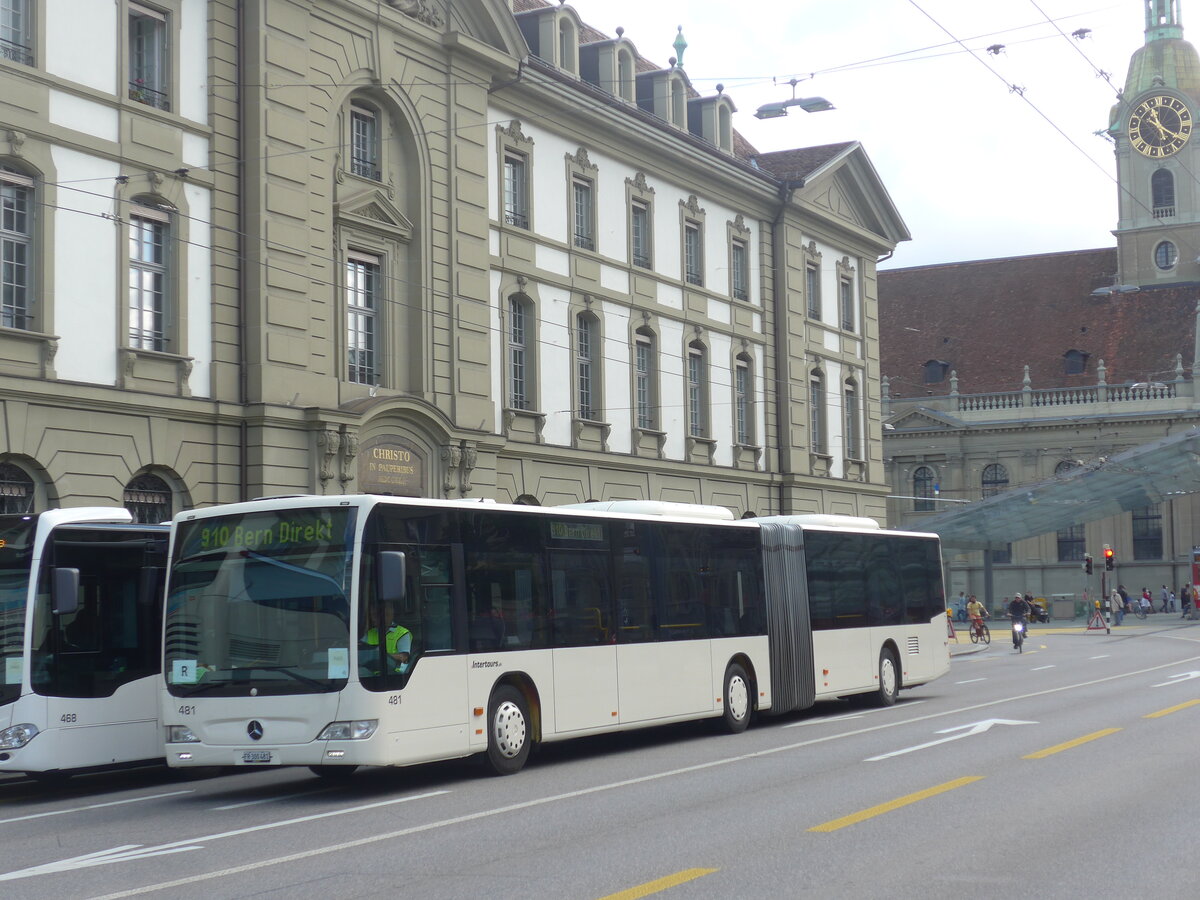 (226'368) - Intertours, Domdidier - Nr. 481/FR 300'481 - Mercedes (ex Nr. 211; ex STI Thun Nr. 135) am 11. Juli 2021 beim Bahnhof Bern