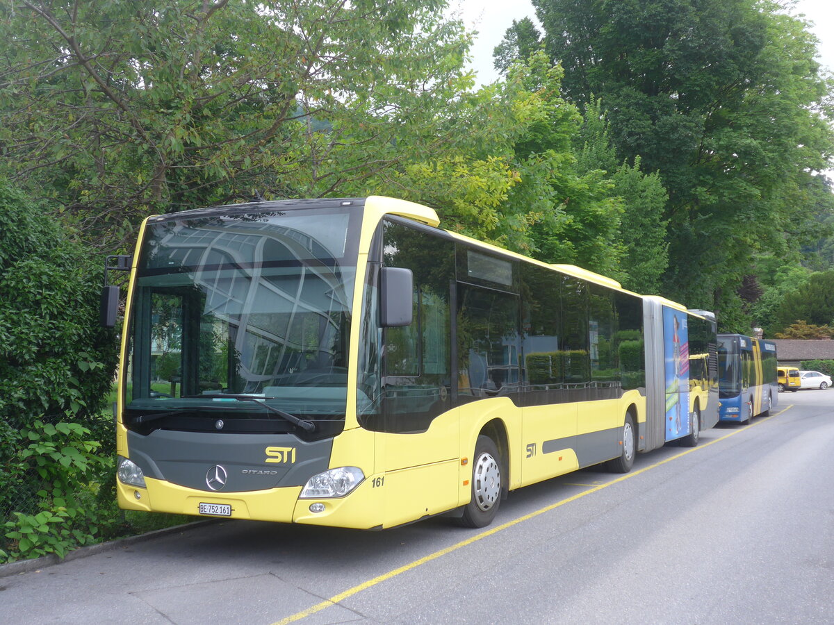 (226'491) - STI Thun - Nr. 161/BE 752'161 - Mercedes am 17. Juli 2021 bei der Schifflndte Thun