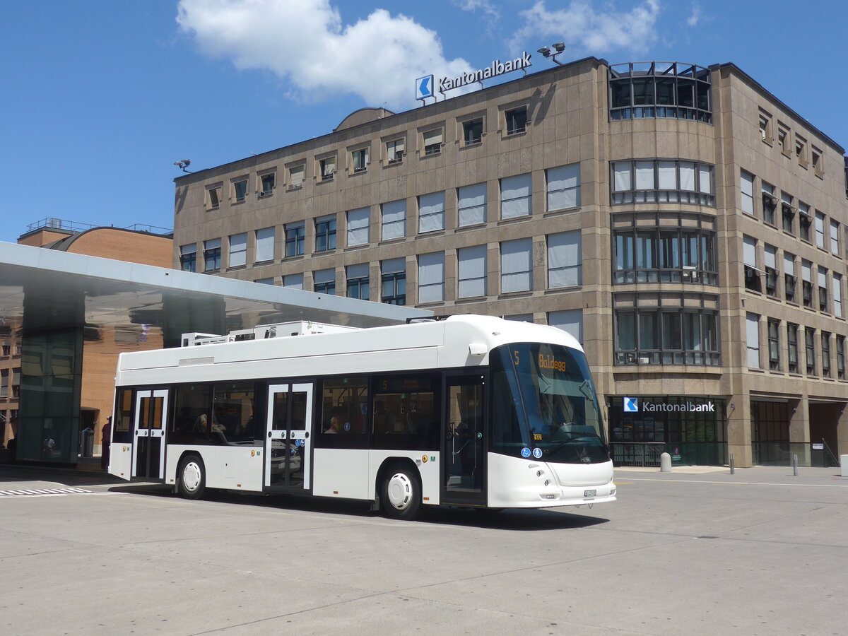 (226'590) - RVBW Wettingen - Nr. 53/AG 225'498 - Hess am 19. Juli 2021 beim Bahnhof Wettingen