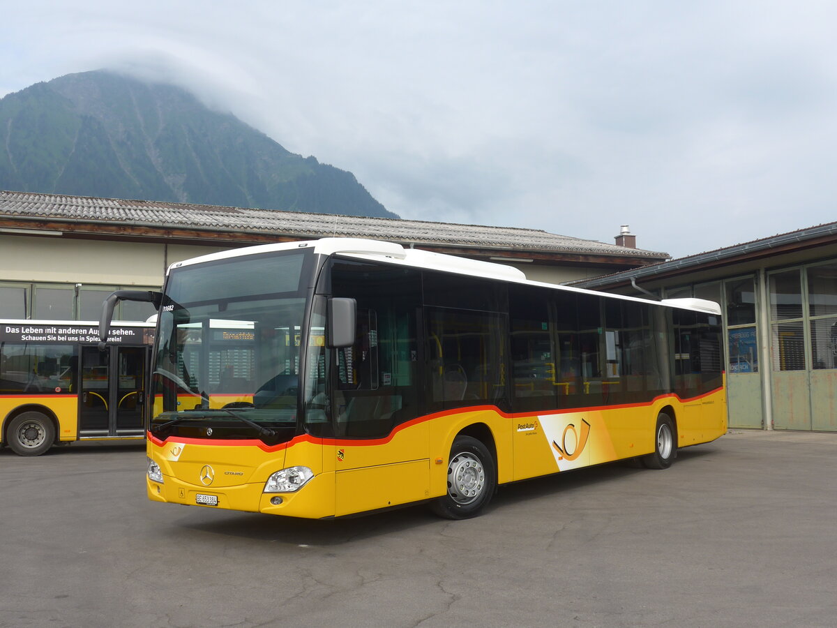 (226'696) - PostAuto Bern - BE 653'384 - Mercedes am 24. Juli 2021 in Aeschi, Garage